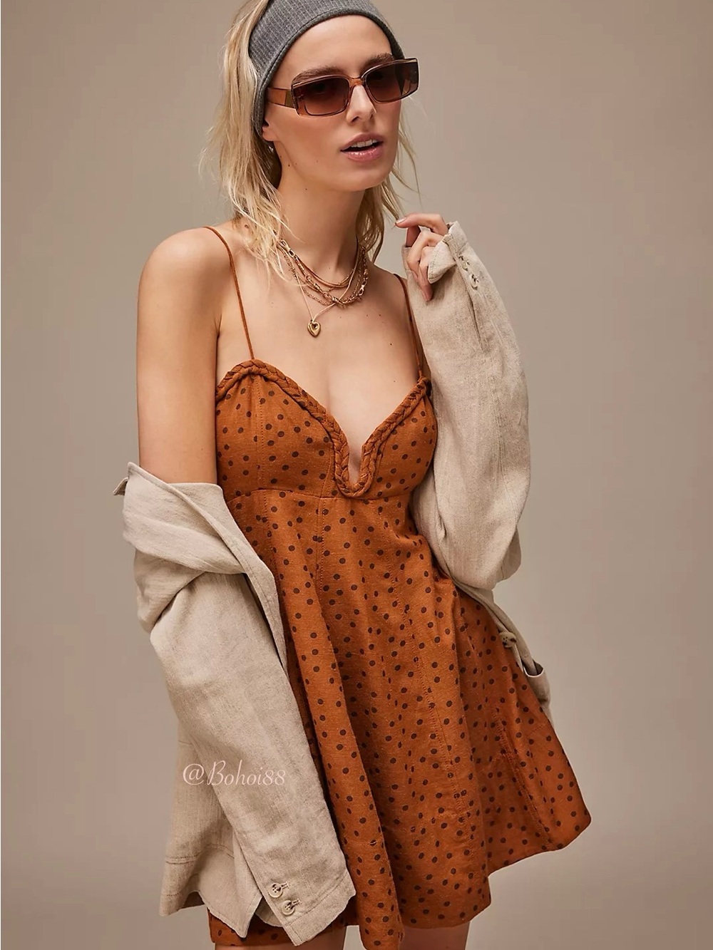 NWT Free people Altura Printed Mini Dress